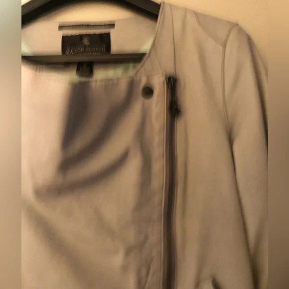 Maison Scotch mint leather jacket - Picture 8 of 16